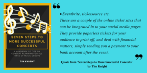Eventbrite, Ticketsource, Seven Steps, Tim Knight, 