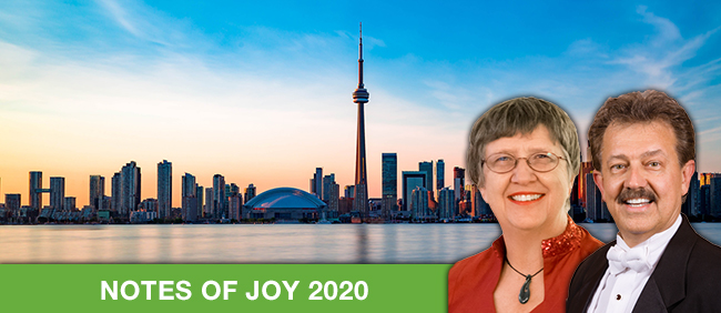 KIconcerts - Elise Bradley and Henry Leck co-conduct the 2020 Toronto Notes of Joy Choir Festival