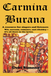 Carmina Burana cover with picture of medieval players