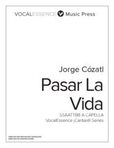 Score Cover Jorge Cozatl Pasar La Vida